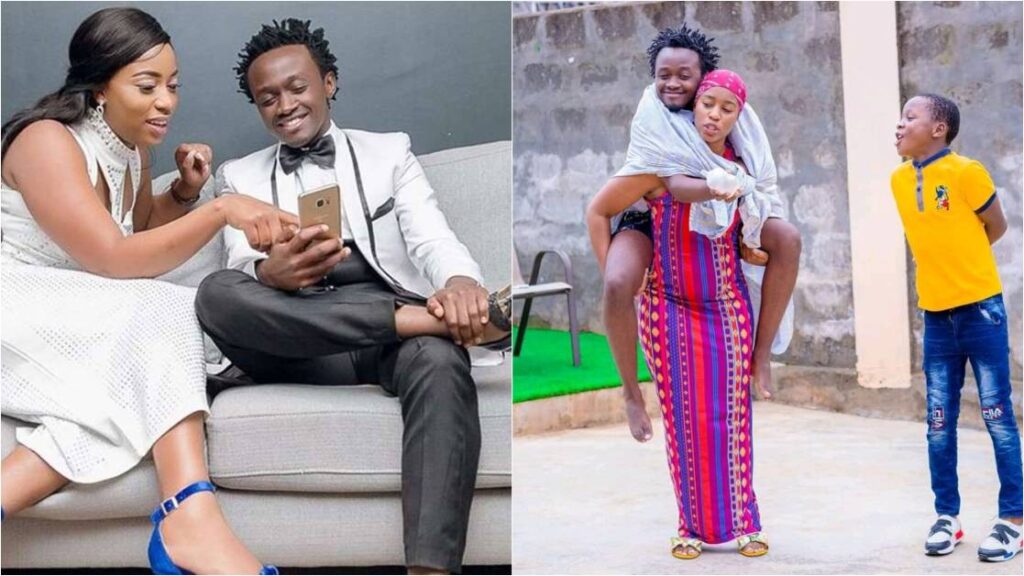 “Mimi na wewe ni watoto wa Diana,” Bahati to adopted son