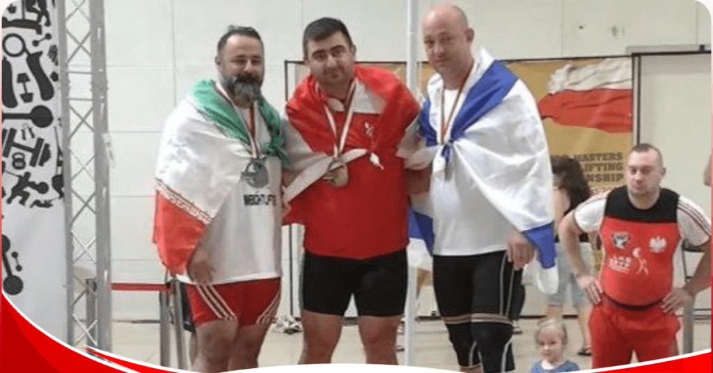 Iran bans weightlifter for life over handshake with Israeli