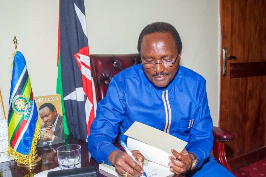 Wiper Party leader Kalonzo Musyoka at his office on 5th August 2023.