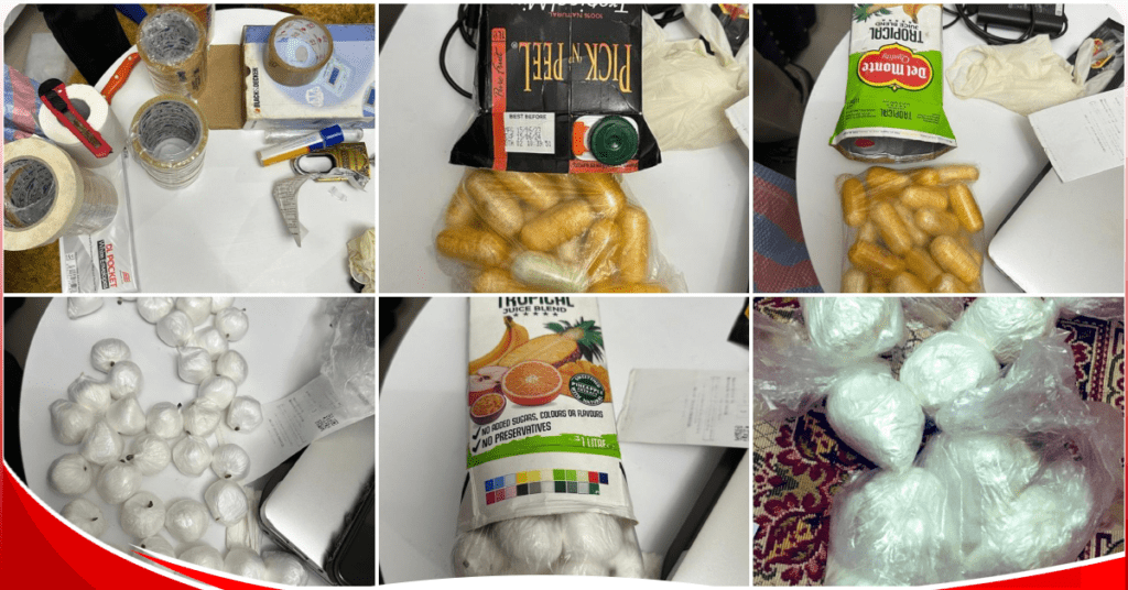 Tanzania nationals arrested with drugs hidden in Juice boxes