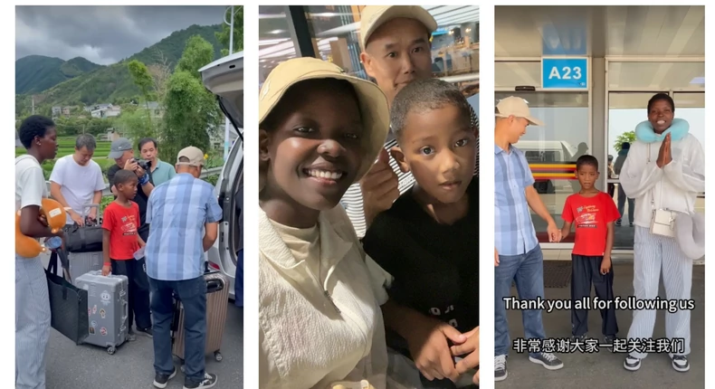 Ugandan Tiktoker Rose Adikin back home from China
