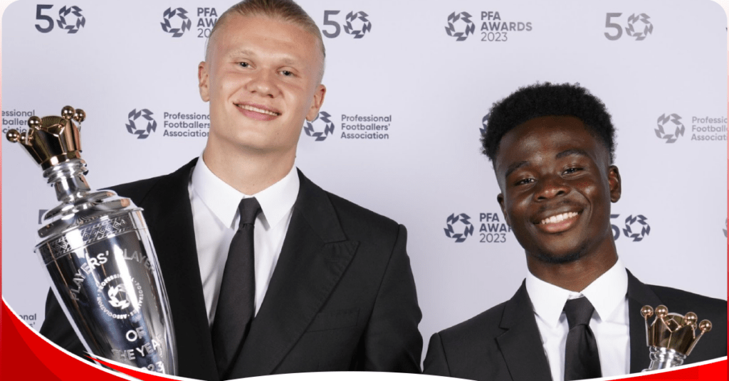 Red-hot Haaland wins PFA Player of the Year award