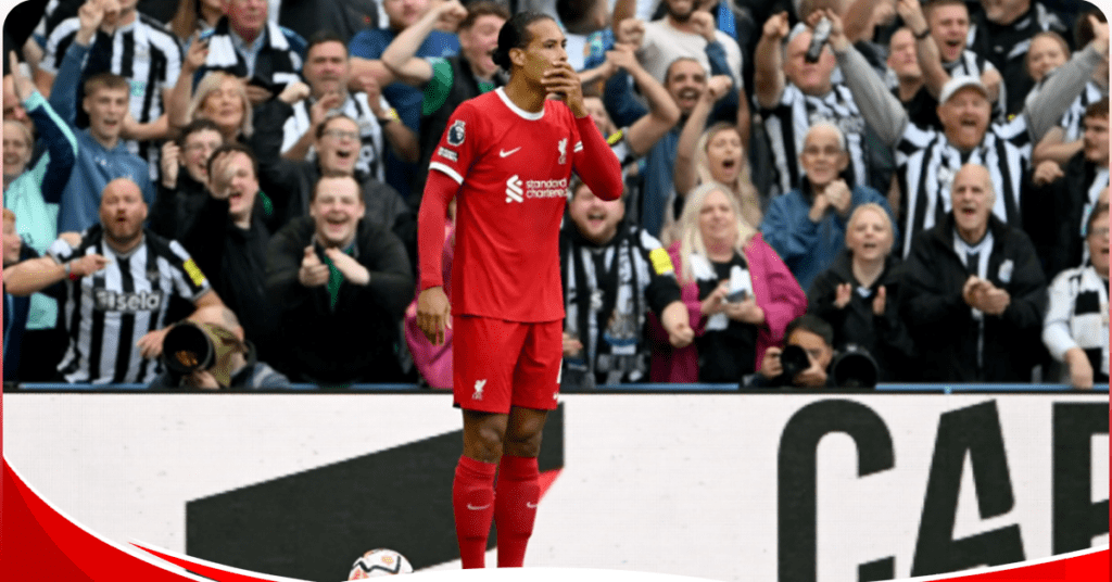 Liverpool captain Van Djik in hot water over red card incident