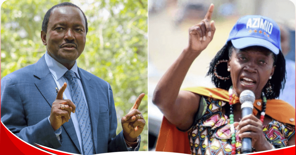 ‘I am the one to take over from Raila’: Karua dismisses Kalonzo