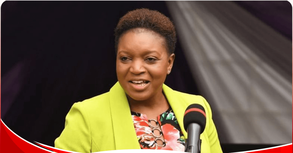 Health Cabinet Secretary (CS) Susan Nakhumicha PHOTO/TV47 DIGITAL