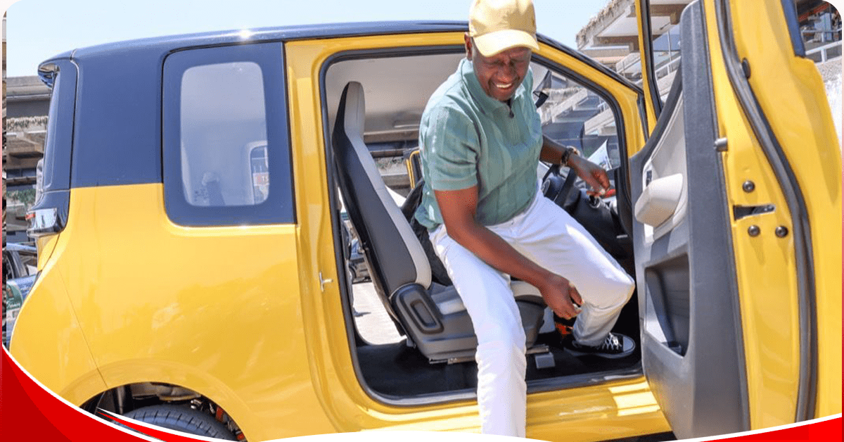 All about KSh1.7 million electric car president Ruto drove