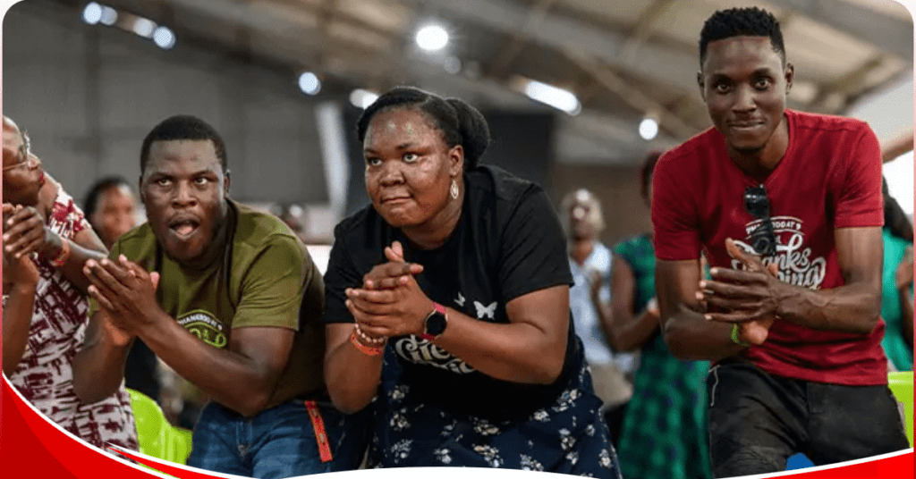 The Ugandan group that broke longest applause record by clapping for over three hours