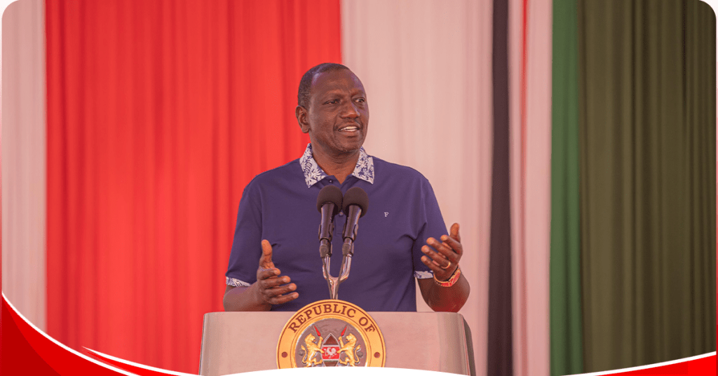 President William Ruto speaking during a retreat of Kenya Kwanza leaders in Naivasha on February 19, 2024. Photo: William Ruto/X