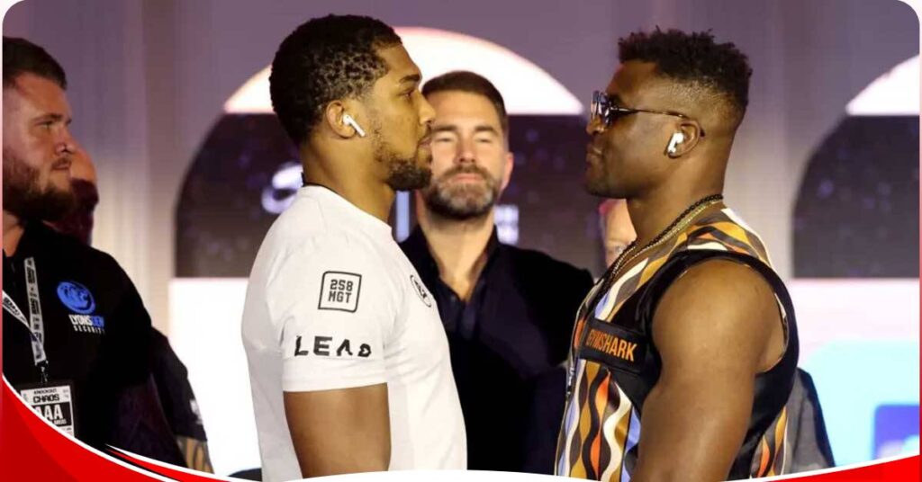 All set for Anthony Joshua v Francis Ngannou showdown