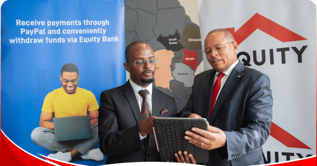 Paypal withdrawal services are now instant through Equity Bank