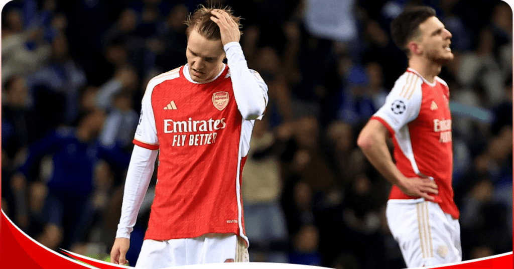 Arsenal suffer shock defeat against FC Porto in Champions League