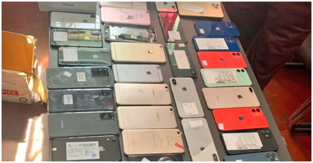 Detectives seize 42 stolen phones from a repair shop in Nairobi