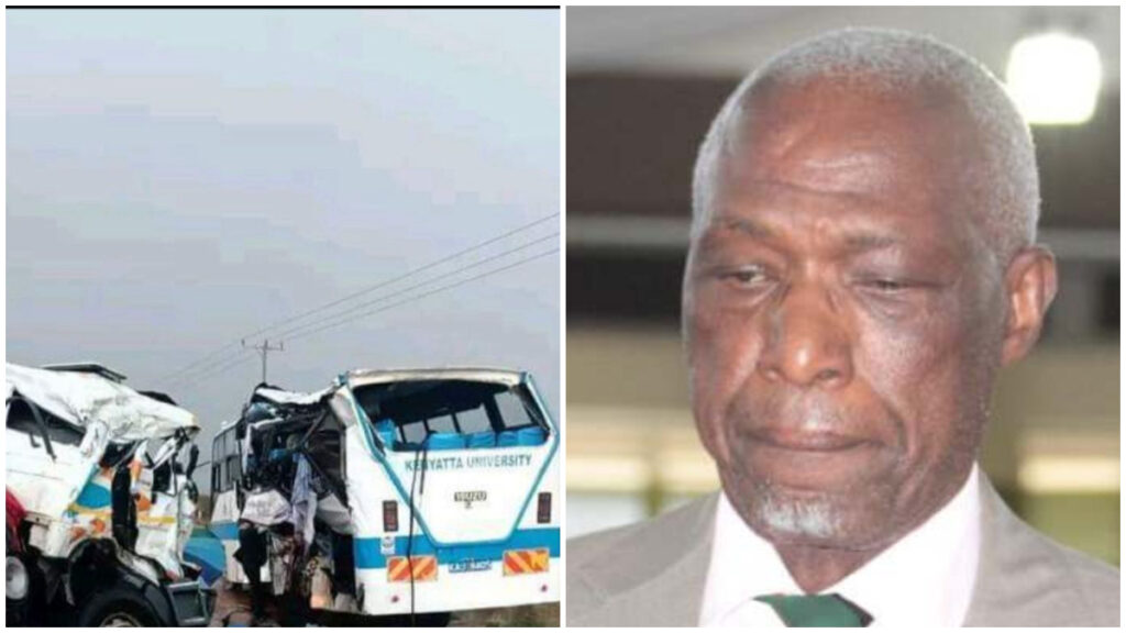 VC Prof Wainaina visits Kenyatta University accident survivors