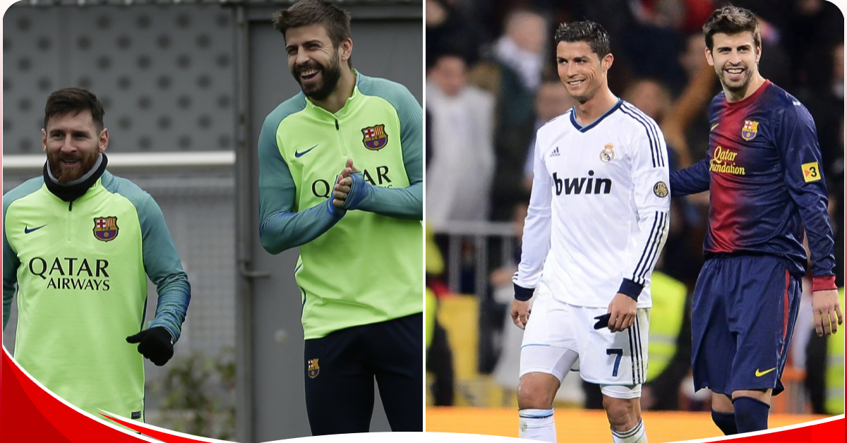 Gerard Pique chooses Messi over Ronaldo in the GOAT debate