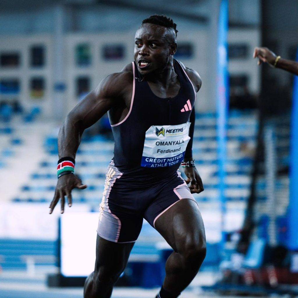 Africa's fastest man in his beast mode. Photo: Ferdinand Omanyala/Instagram