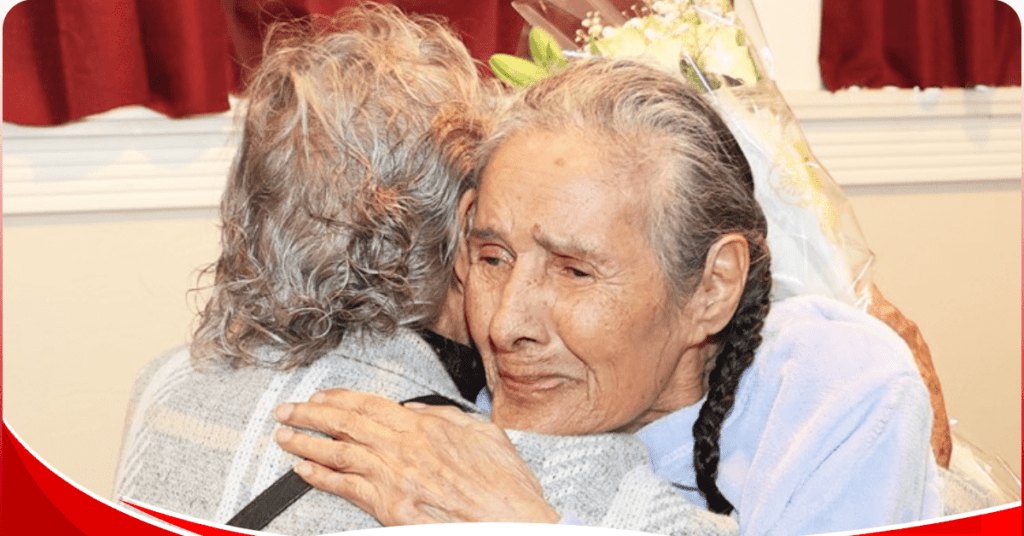 Twins separated 81 years ago after both parents died finally reunite