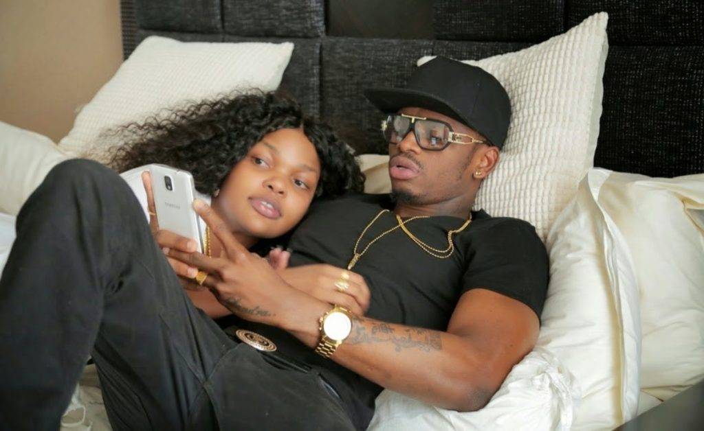 Wema Sepetu and Diamond Platnumz at the height of their love. [Photo/Courtesy].