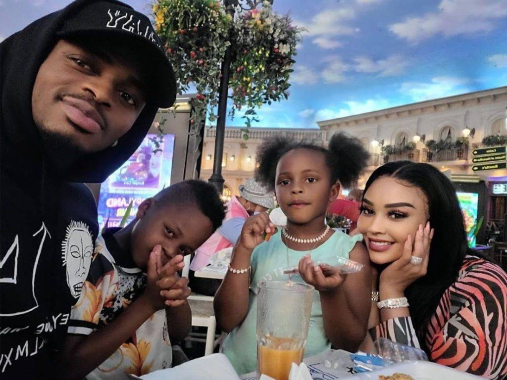 Diamond Platnumz has two children with Zari Hassan. [Photo/Courtesy].