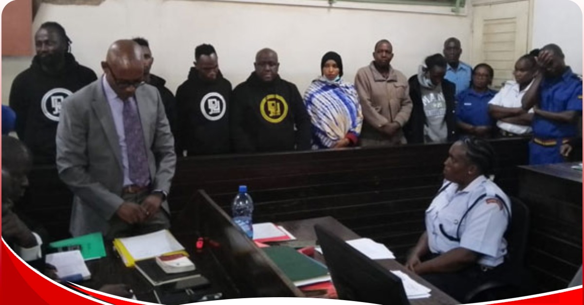 File image of Dj Joe Mfalme, his crew members and 3 police officers in court over the death of a DCI officer