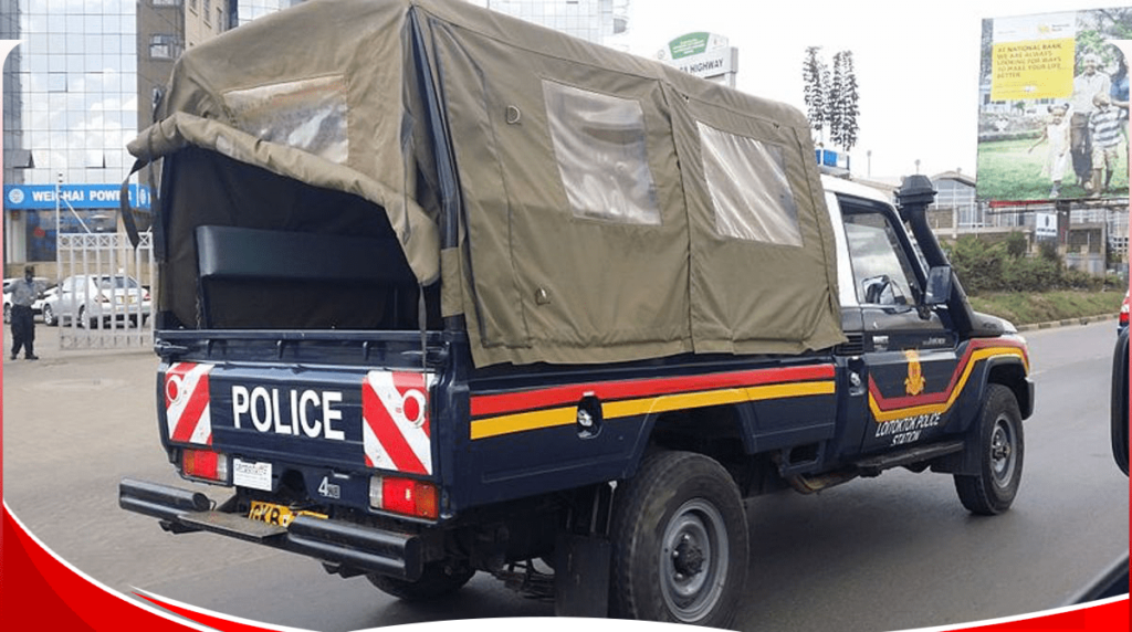 Uproar after Murang’a University students pick suspect from police vehicle, stone him to death