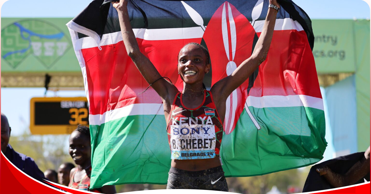 Beatrice Chebet tops the World Athletics Cross Country Tour ranking