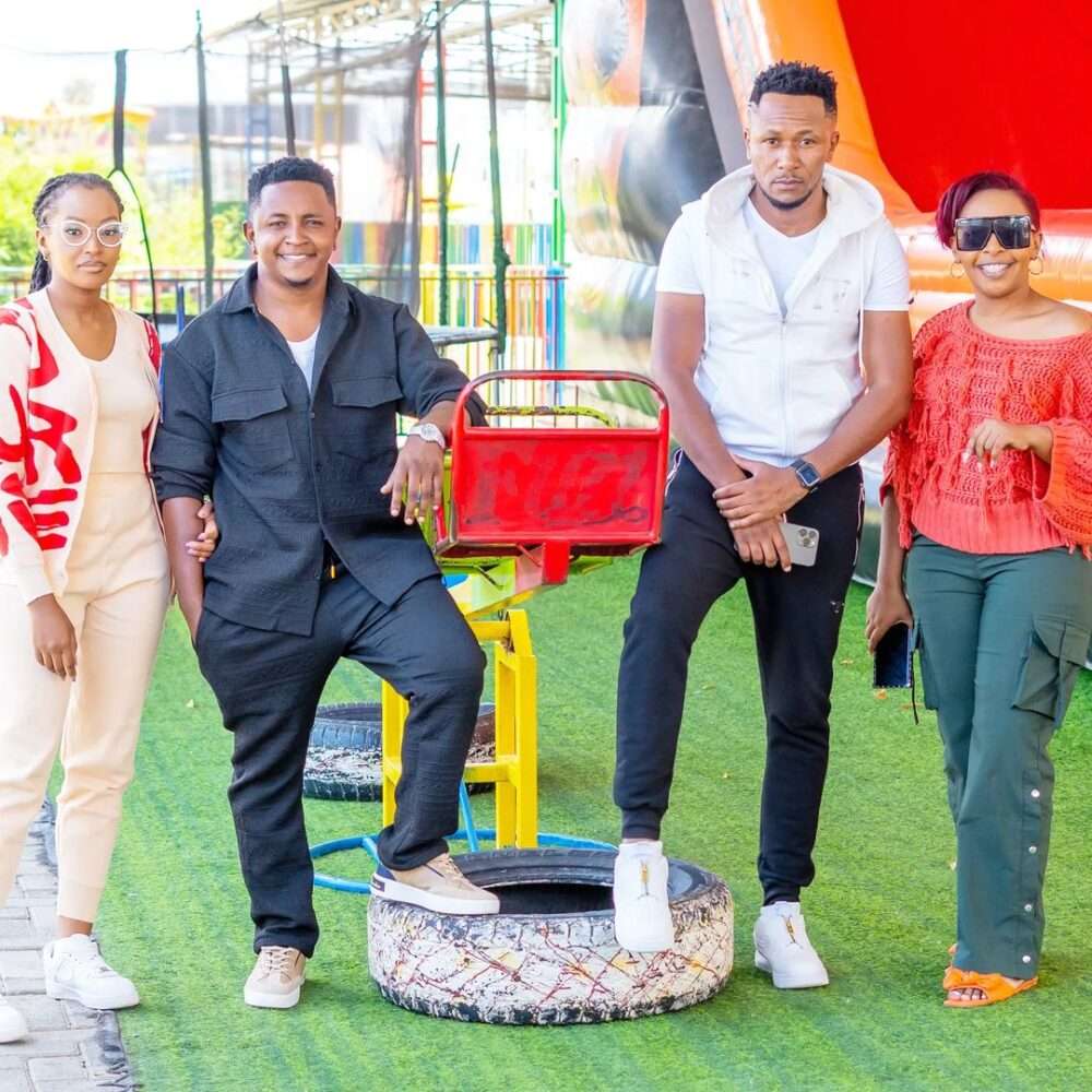 From left is Felicity, Pluto, DJ Mo and Size 8. Photo: TV47