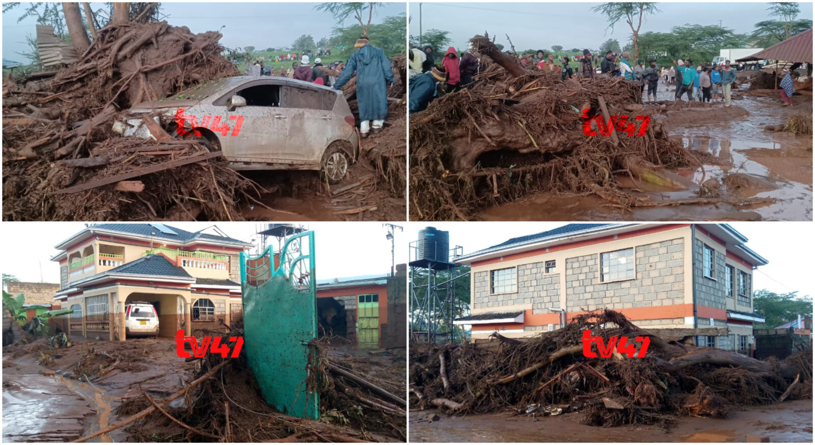 Photos: Several people feared dead as flash floods sweep Mai Mahiu