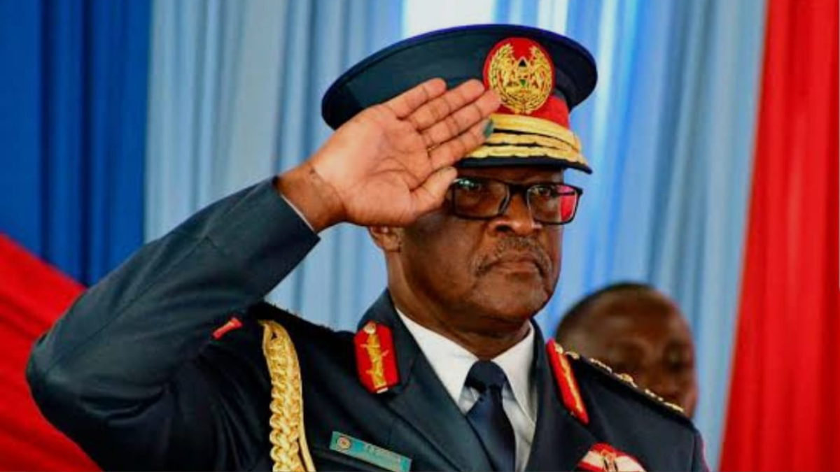 Kenya’s Chief of Defence Forces General Francis Ogolla