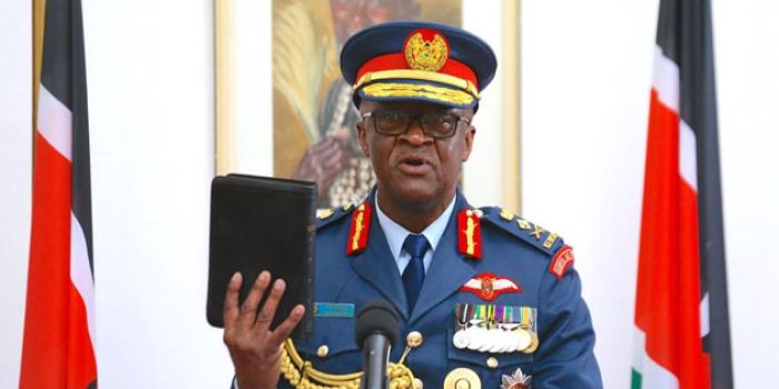 Chief of Defence Forces General Francis Ogolla