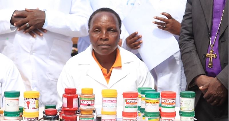 Dr Phylis Ntimi, a practicing herbalist. Photo/TV47