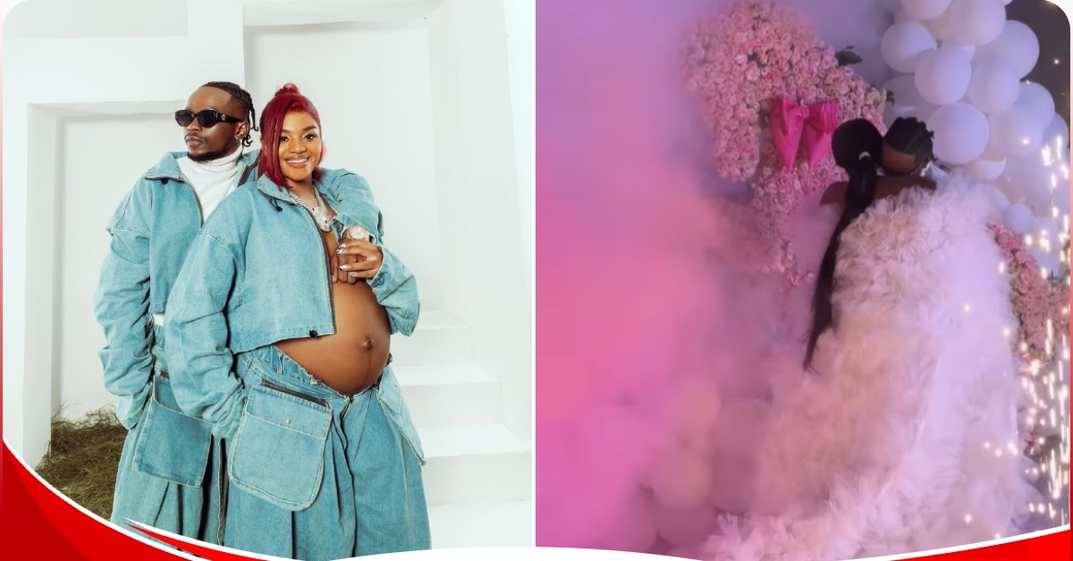 Musician Marioo and lover Kajala reveal they are expecting a baby girl