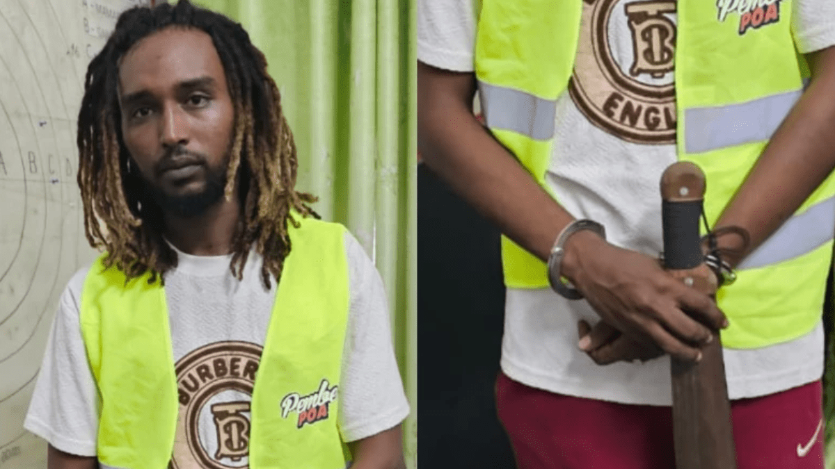 Police arrest leader of the notorious ‘panga boys’  gang terrorizing Mombasa residents