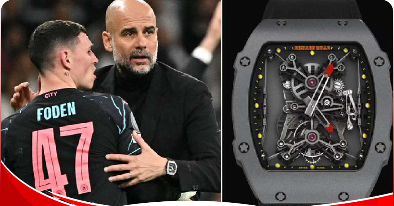 What you need to know about Pep Guardiola’s Ksh140M watch causing a stir online