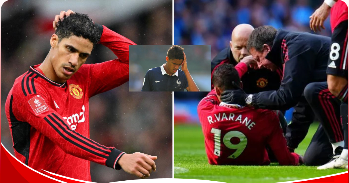 Man United’s Raphael Varane worries over how Football has damaged his head