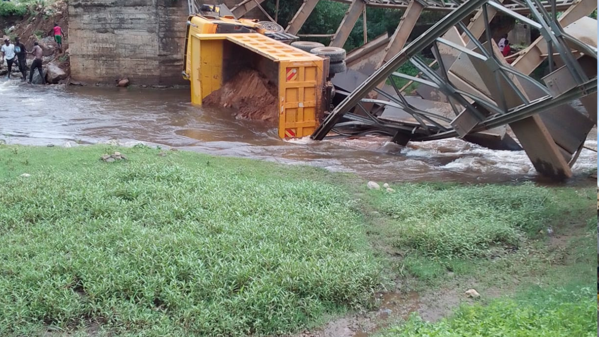 Embobut Bridge washed away by floods in Elgeyo Marakwet [PHOTOS]