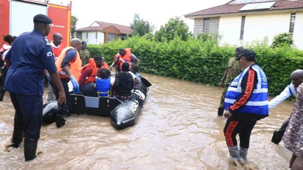 Rescue operation ongoing in Machakos after heavy downpour
