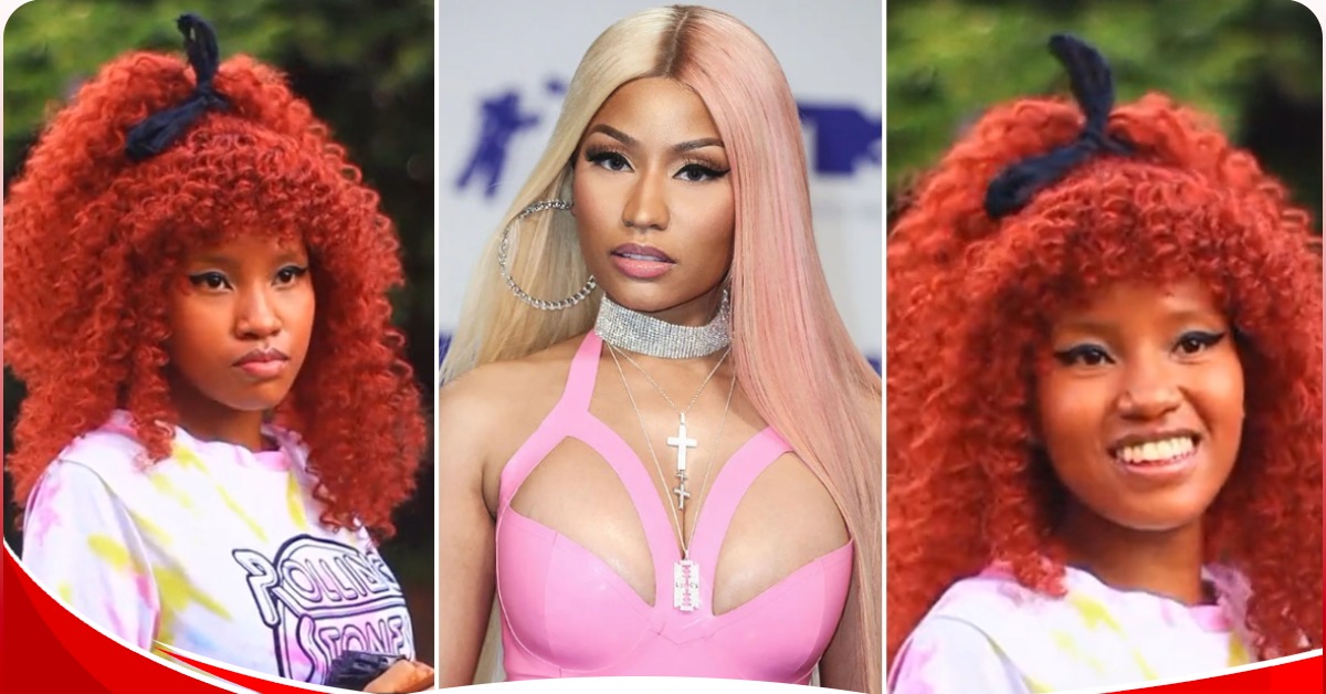 Kenyan lady claims to be Nicki Minaj’s look alike