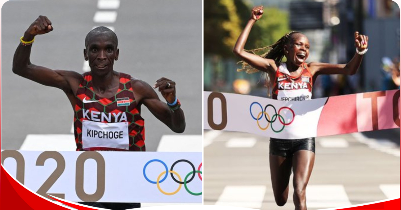 Kipchoge, Jepchirchir lead Kenya’s marathon Squad for the 2024 Paris Olympics