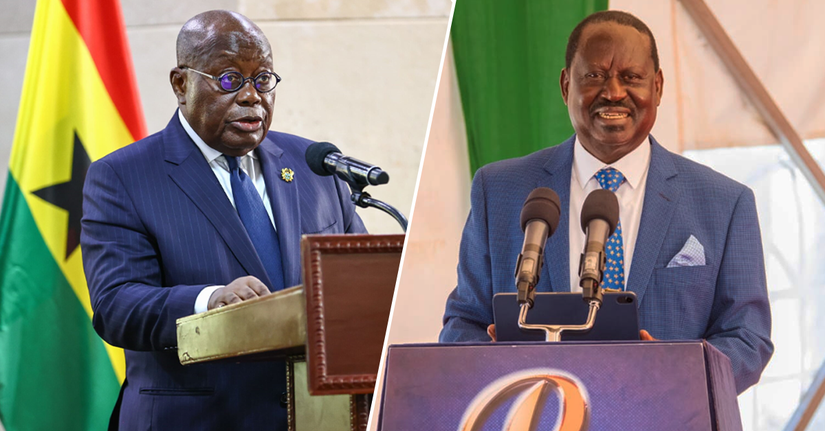 Big boost for Raila Odinga as Ghana endorses his AU Commission bid