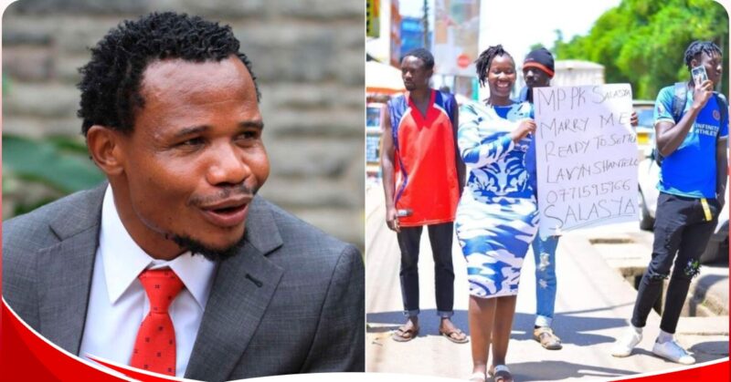 MP Peter Salasya rejects marriage proposal from lady “Nitashindwa na kazi”