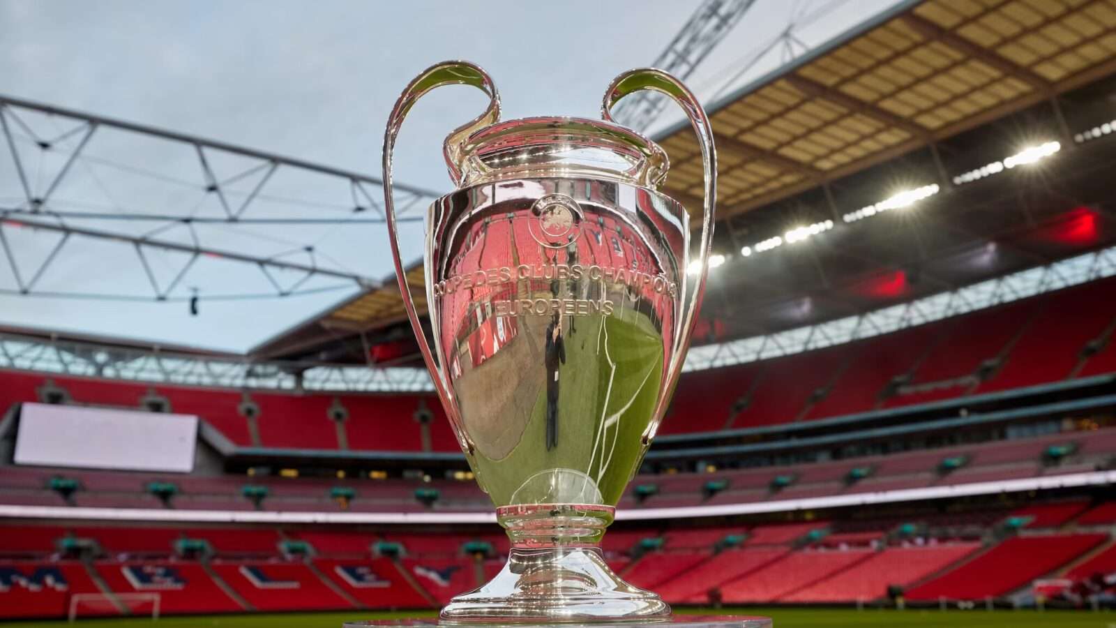 UEFA Champions league finals trophy