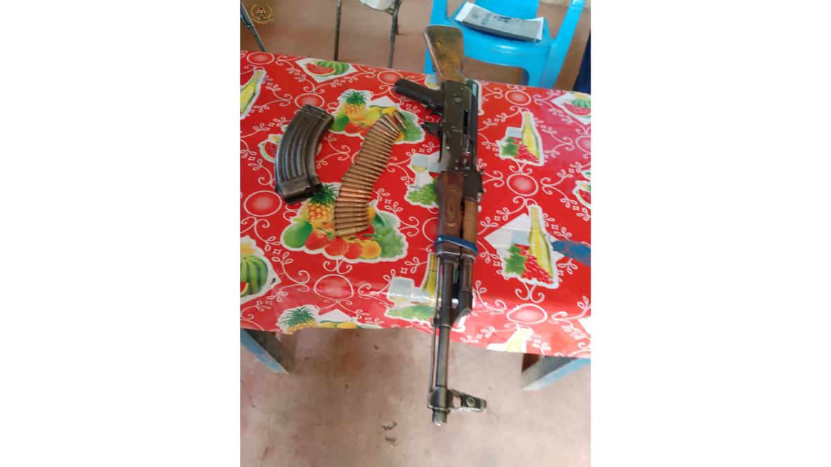 Reformed bandit surrenders AK47 rifle, 28 bullet to police