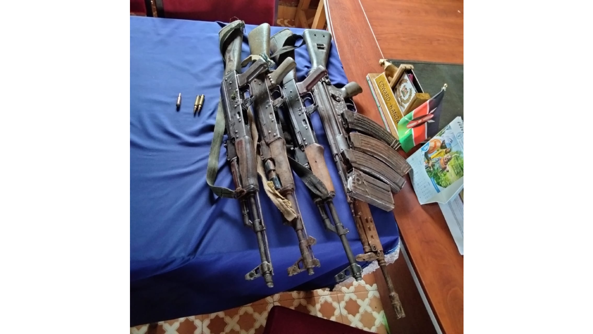 ‘Bandits’ surrender 4 guns to Isiolo police