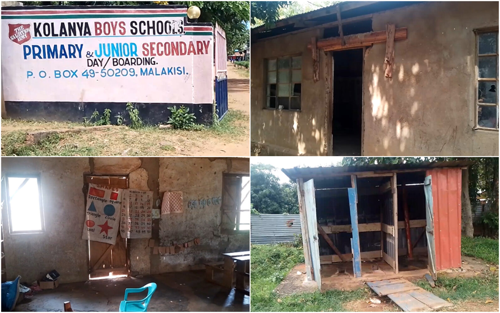 Lives of over 800 pupils at risk as dilapidated classrooms develop huge cracks