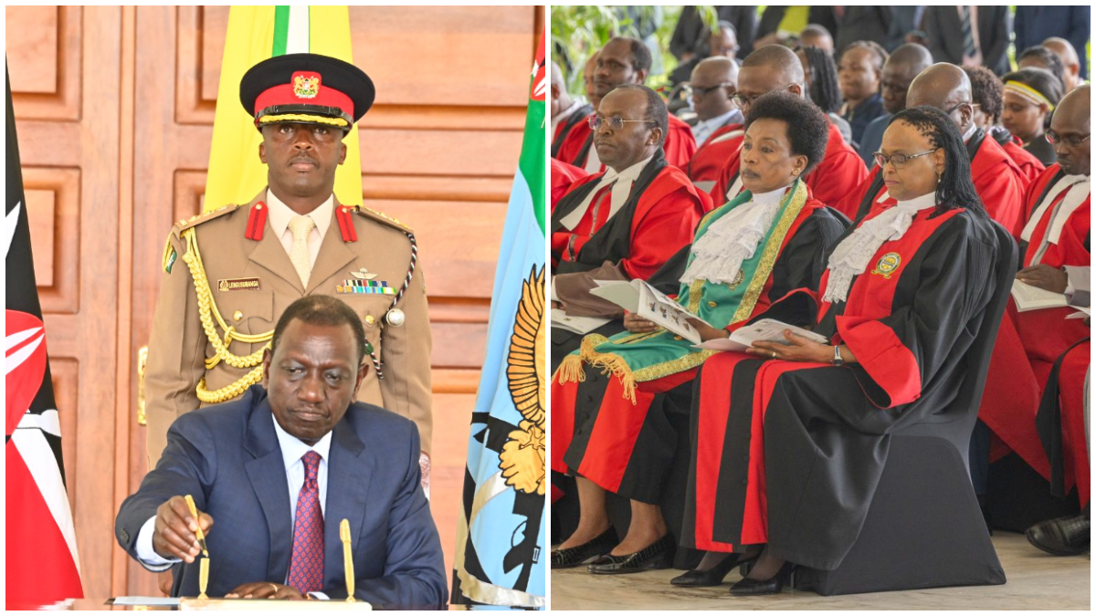 “Collaborate with other arms of gov’t”- Ruto tells new judges