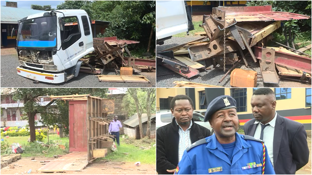 Limuru: KSh3M lorry stolen two months ago found vandalised, parts missing at a garage just 4km away
