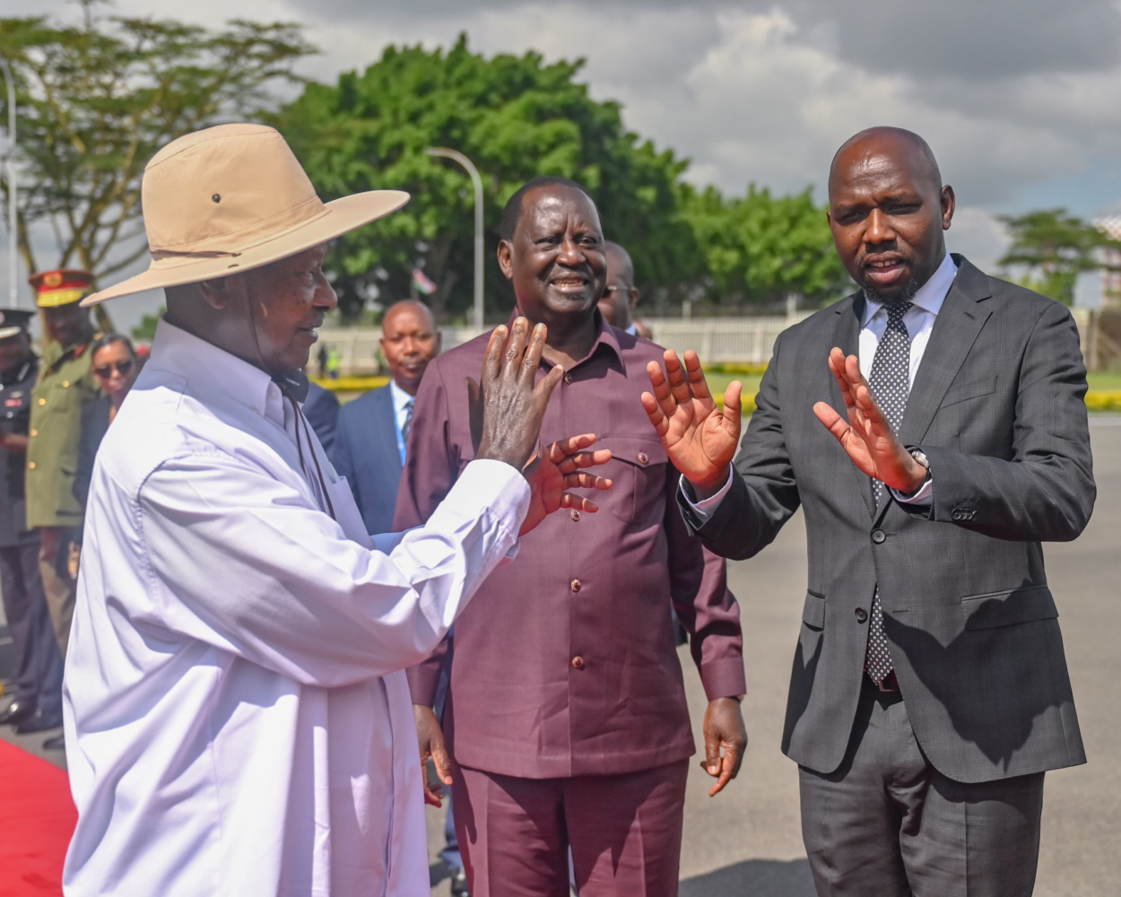 What Raila, Museveni talked about while in Kenya