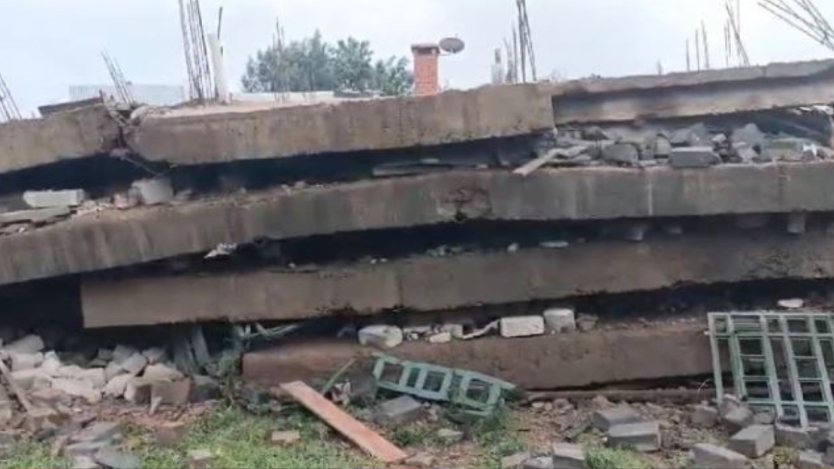 Woman dies after 4-storey building collapses in Kirinyaga