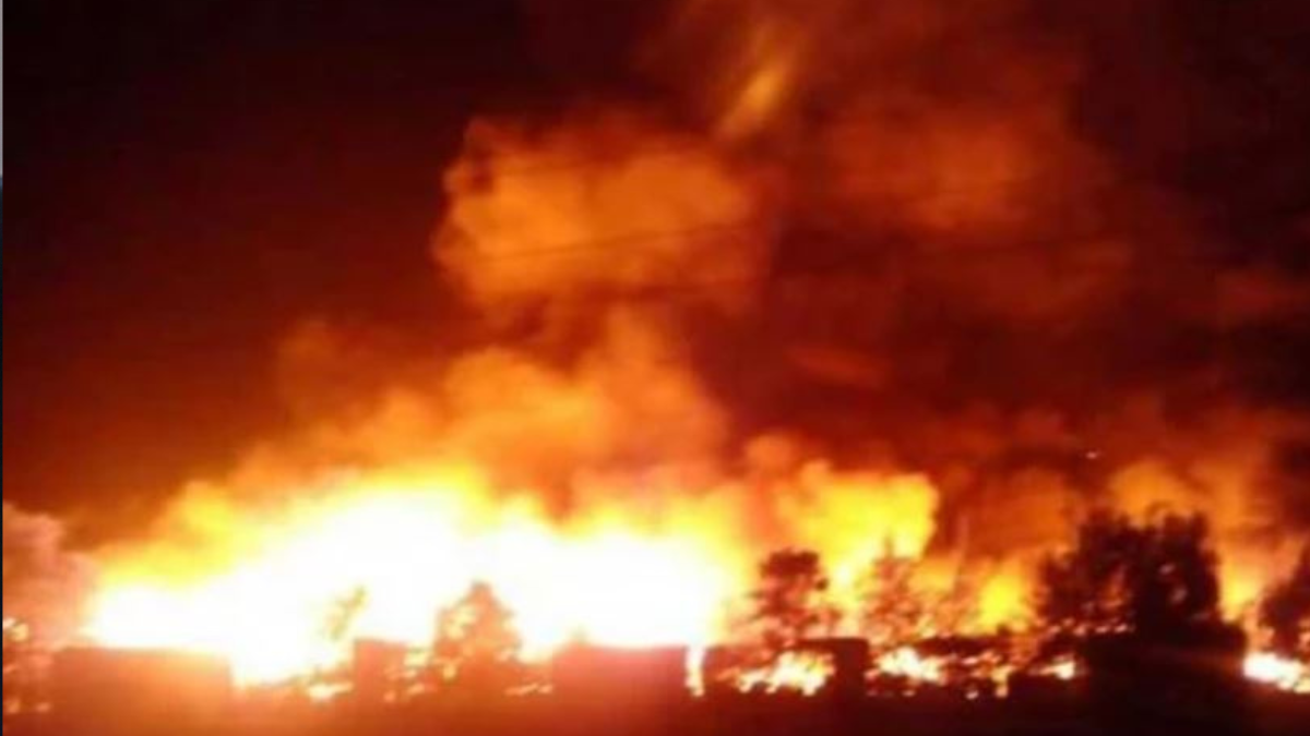 Two children die as fire razes down shopping center in Kirinyaga
