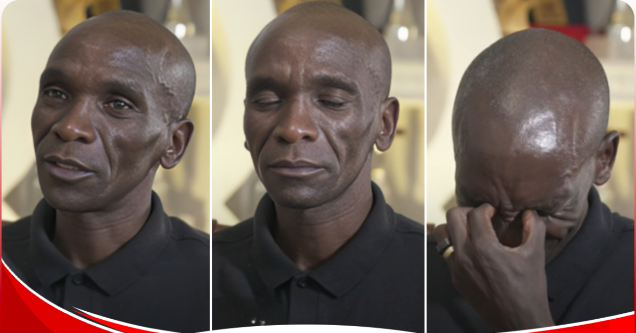 Tearful Kipchoge narrates how being wrongly linked to Kiptum’s death affected his family